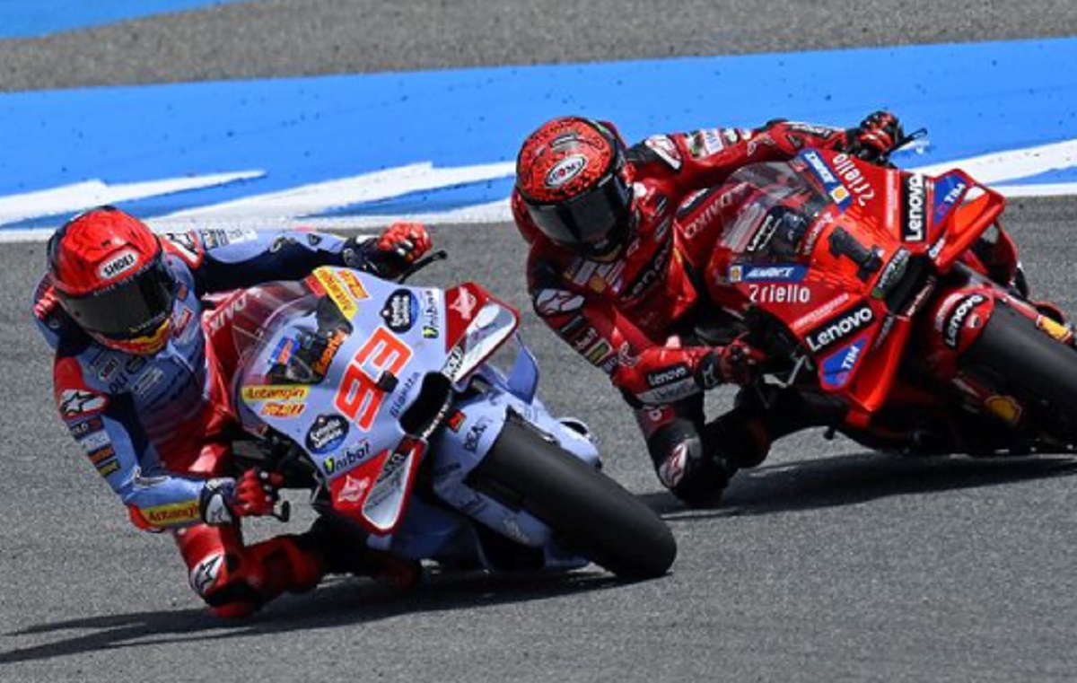 Salip-salipan Lawan Marquez di MotoGP Spanyol 2024, Bagnaia: Pertarungan Sangat Ketat