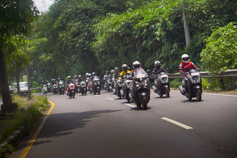 Performa Lexi LX 155 Sukses Taklukan Jalan Perkotaan dan Pegunungan di Jawa Tengah