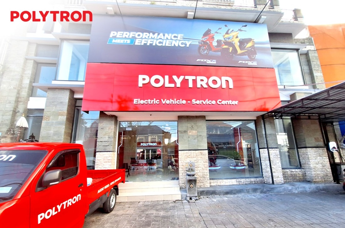 POLYTRON Buka Showroom Motor Listrik Ke-2 di Pulau Dewata