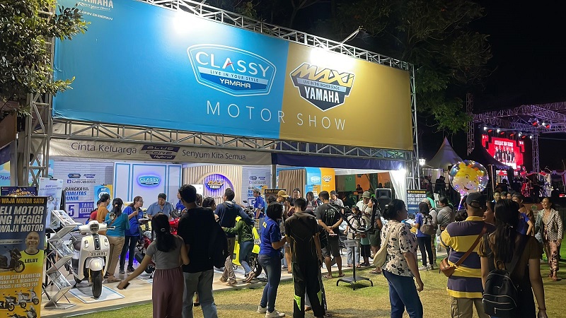Classy Yamaha Laris Manis di Event HUT Kota Gianyar, Terjual Sampai 200 Unit