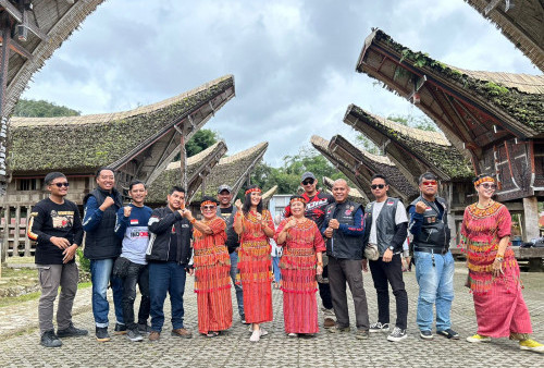 Gokil! Lady Biker XSR 155 Riding dari Bali Sukseskan Touring Wisata Makassar Toraja