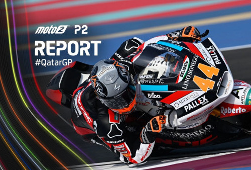 Aron Canet Kuasai Practice 2 Moto2™ Qatar