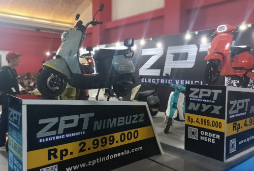 ZPT Nimbuzz, Motor Listrik Termurah di PEVS 2024, Cuma Rp 2,9 Juta