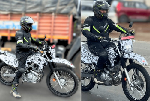 Di Indonesia Sudah Beredar, Kawasaki KLX230 Malah Sedang Tes Jalan di India