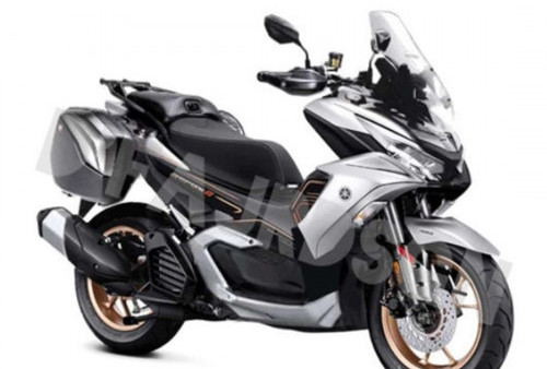 Cek Modifikasi Digital Yamaha Aerox, Tambahan Kesan Adventure yang Makin Kece!